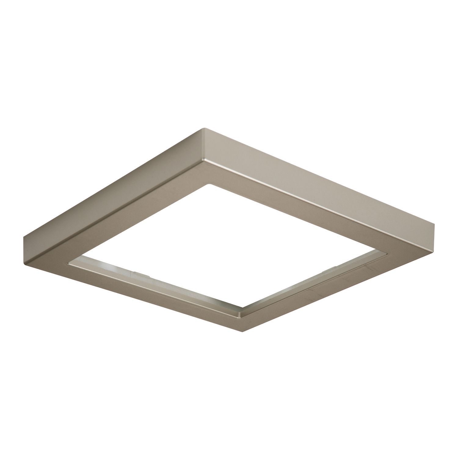 6" Square Trim - Satin Nickel