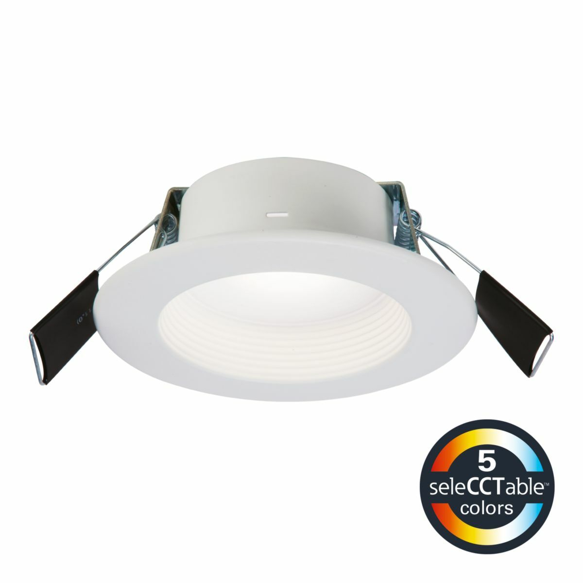 4" Retrofit Baffle-Trim LED Module, 600 Series, 90CRI, CCT Selectable, Direct Mount