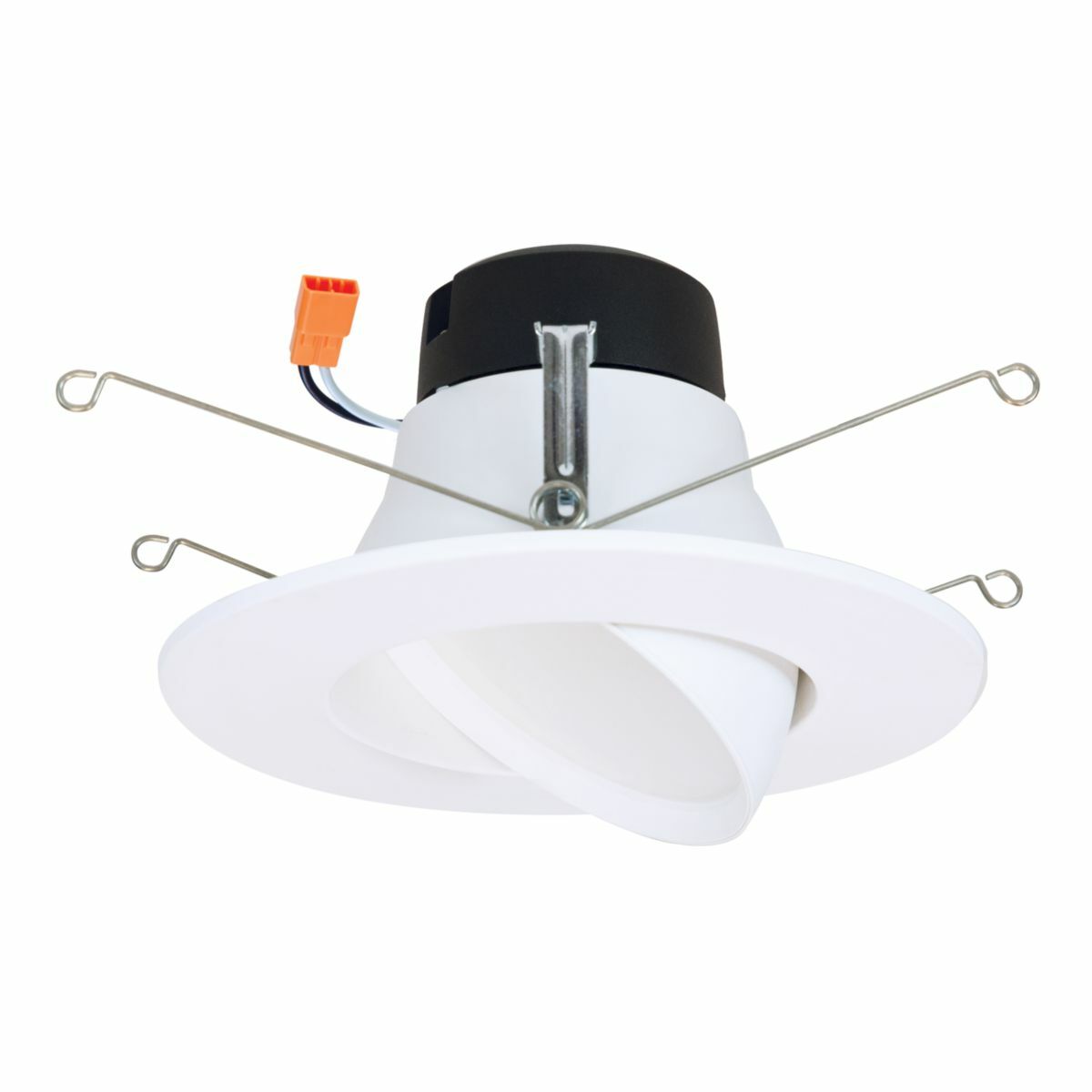 LA 5 in. and 6 in. White LED Adjustable Gimbal Trim, 4000K