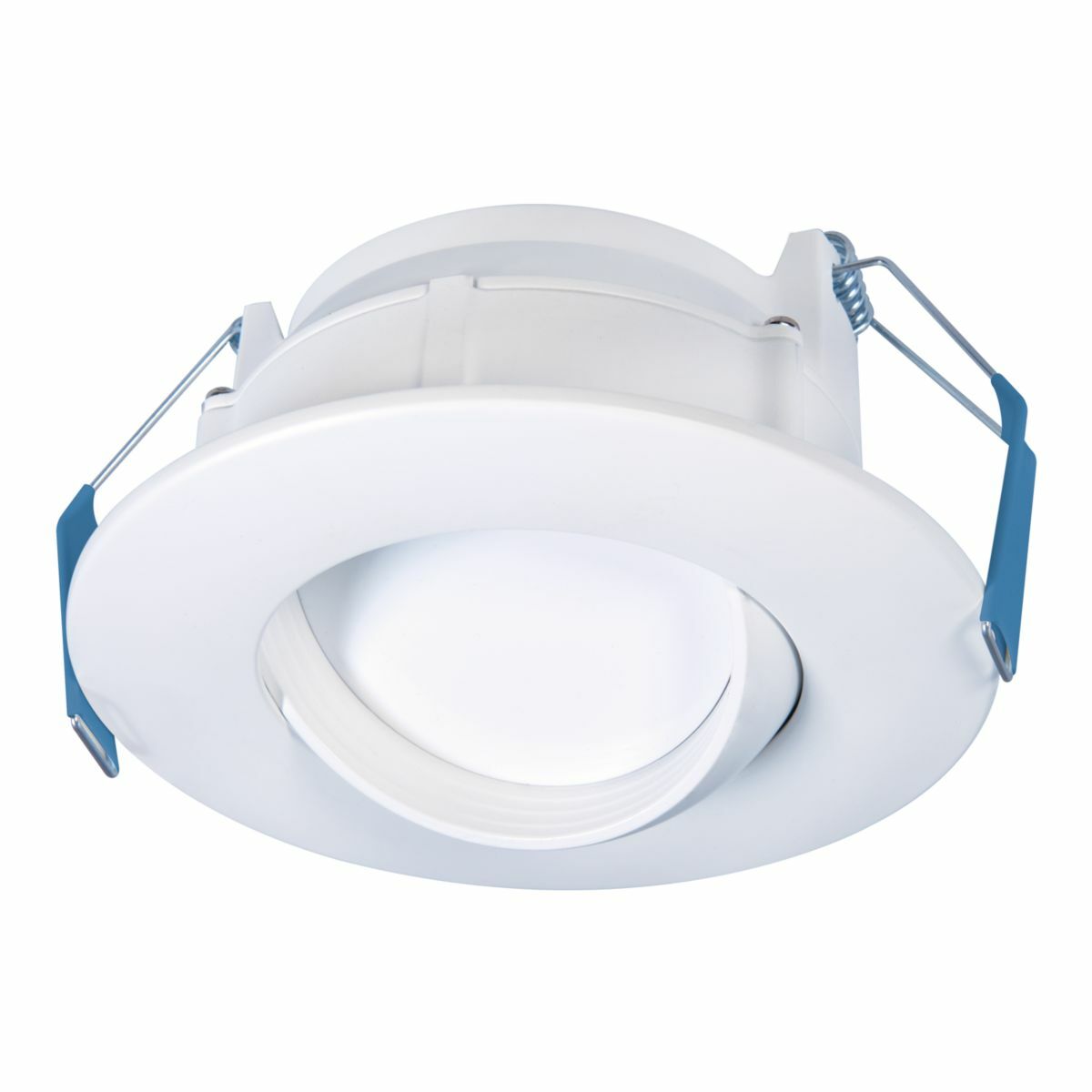 RA 4 in. LED Adjustable Gimbal with Selectable CCT (2700K-5000K), White direct Mount