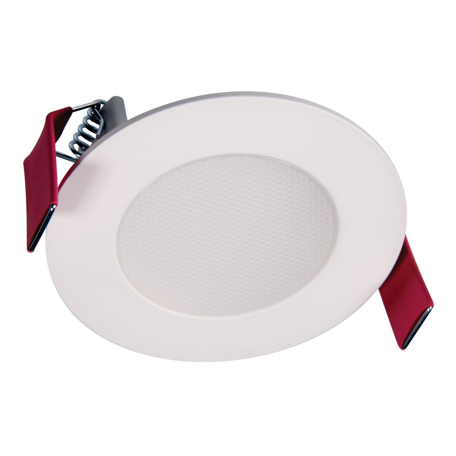 3" LED lens downlight with remote driver/junction box, 500lm, 2700K, White