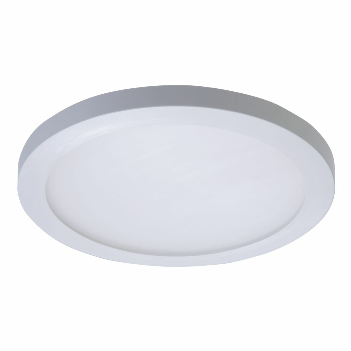 6" Round Surface Mount Downlight,600 Lumen Series,90CRI, 2700K - 5000K Field Selectable CCT,Matte White finish