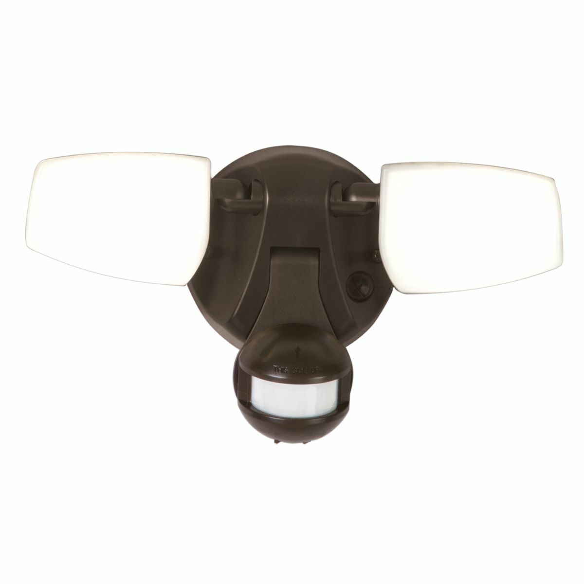 Security Motion, Twin head floodlight, 180 degree PIR, Bronze, 3000K, 4000K, 5000K, 2200 Lumens, 20W, 120V