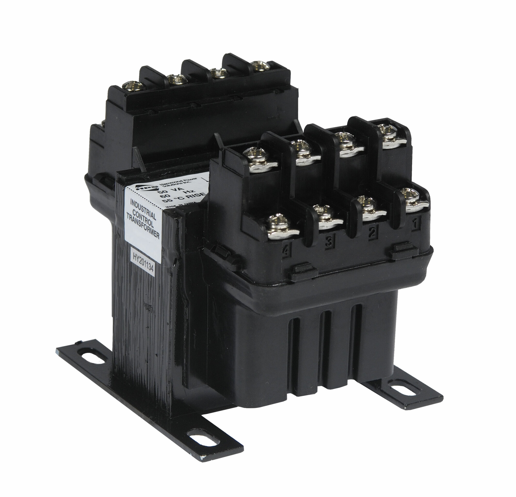Machine Tool Rated Molded Industrial Control Transformer, 120x240 PV, 12x24 SV, 50VA