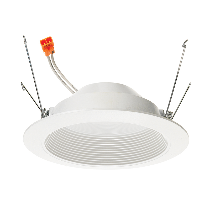 5'' Juno Basics Retrofit Downlight, Generation 3, 700 Nominal Lumens, 3500K, 90+ CRI, 120V, Forward/Reverse Phase Cut, White, White Trim Ring, SKU - 251P58