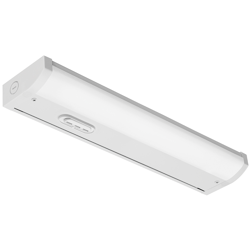Economy LED Undercabinet with Switchable White, 24 inches, 3000K, 3500K, & 4000K, 90 CRI, White