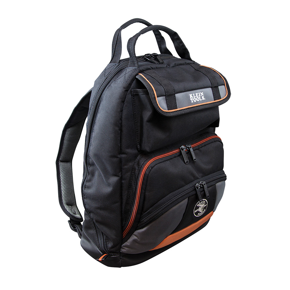 Tradesman Pro Tool Bag Backpack, 35 Pockets, Black, 17.5-Inch