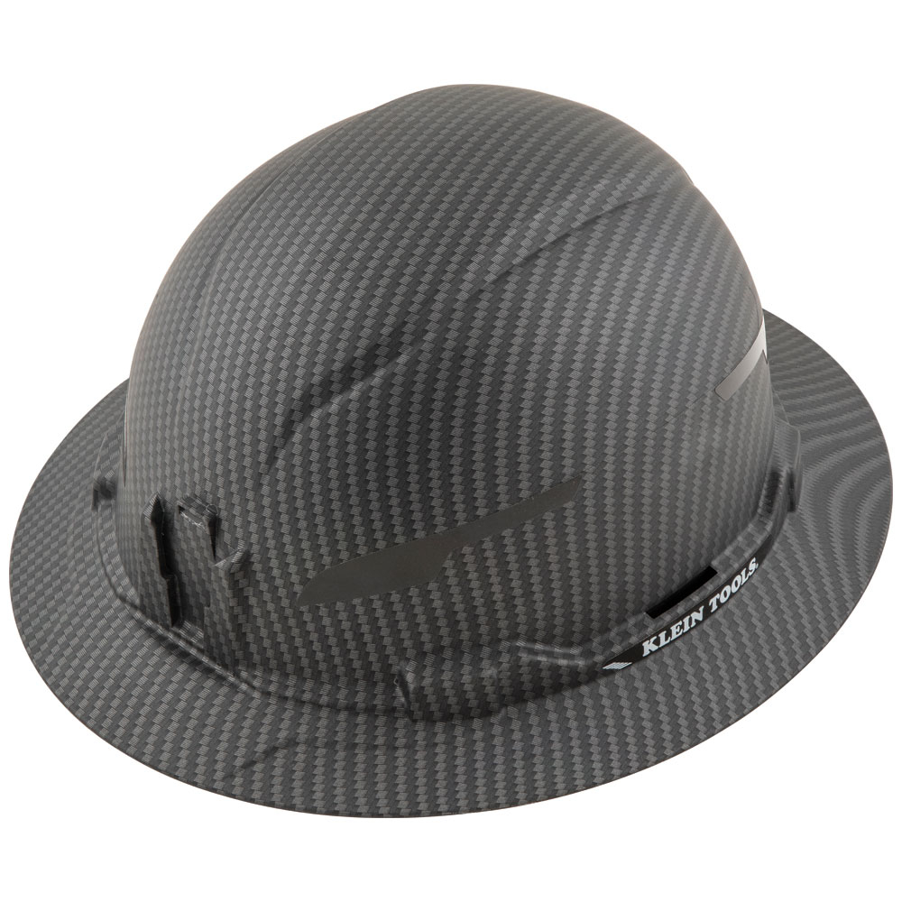 Hard Hat, Premium KARBN Pattern, Non-Vented Full Brim, Class E