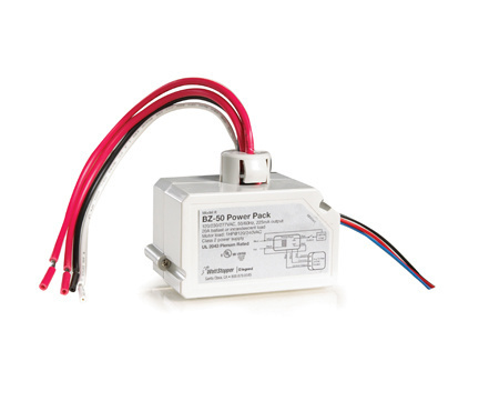 This Universal Voltage Power Pack provides 24 VDC operating voltage to WattStoppers low-voltage occupancy sensors. This device is constructed with environmentally friendly materials and is RoHS-compliant.