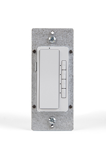 The RT-20 Preset Countdown Time Switch automatically turns lighting or other loads off when the selected on-time expires. It replaces standard single-pole wall switches for energy savings throughout a range of applications. (white)