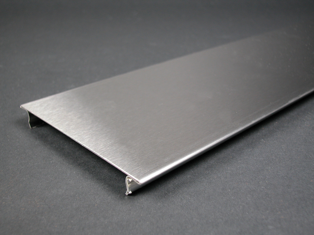 Raceway Cover; Stainless Steel