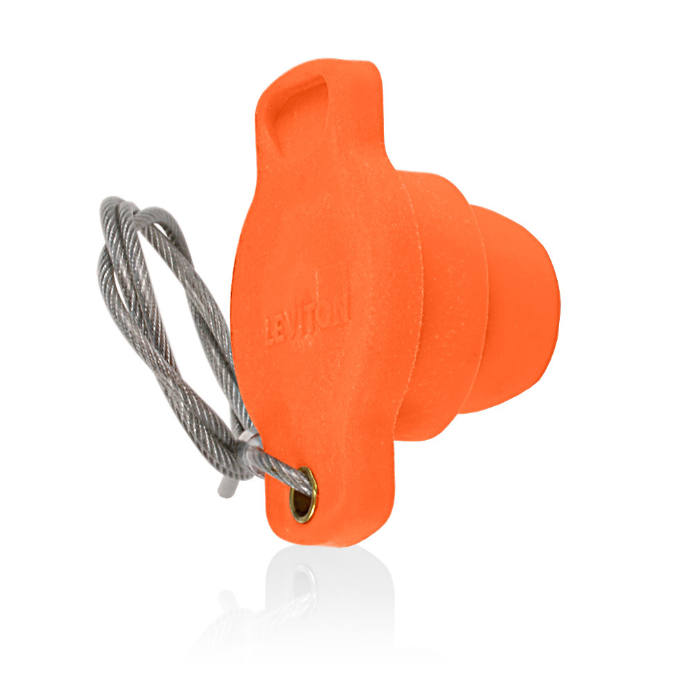 18 Series Male Protective Cap Ball Nose, Orange, UL-1691