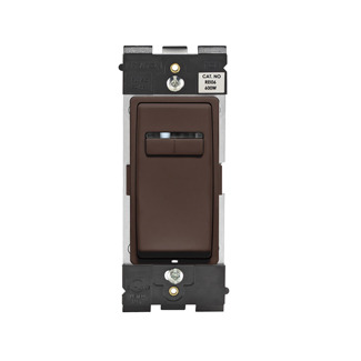 Renu  Universal Dimmer REL06-WW for Single Pole, 3-Way or More Applications, 600W-120VAC Incandescent, 600VA-120VAC MLV and 300W-120VAC Dimmable LED and CFL, in Walnut Bark