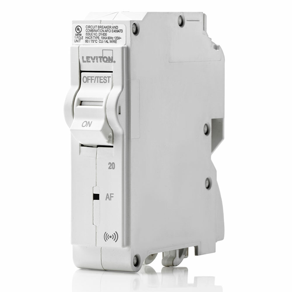 Smart Branch Circuit Breaker, AFCI 1-Pole 20A 120V, 10KA Interrupt Rating