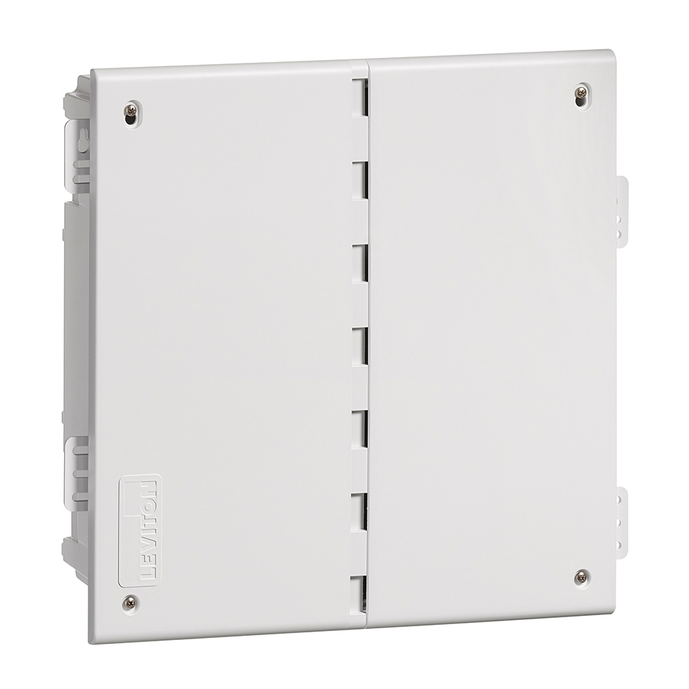 14 " Wireless Structured Media Enclosure with Vented Cover, Plastic, White