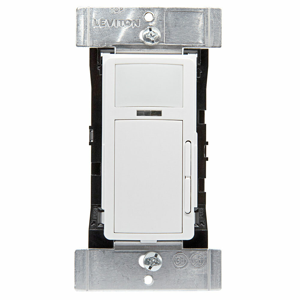 ODD24-IDW 1-Pole Smart Dimming Wallbox Occupancy Sensor With Application Configurable, 12 to 24 V DC, Passive Infrared Sensor, 1200 sq-ft Coverage, 180 deg Viewing