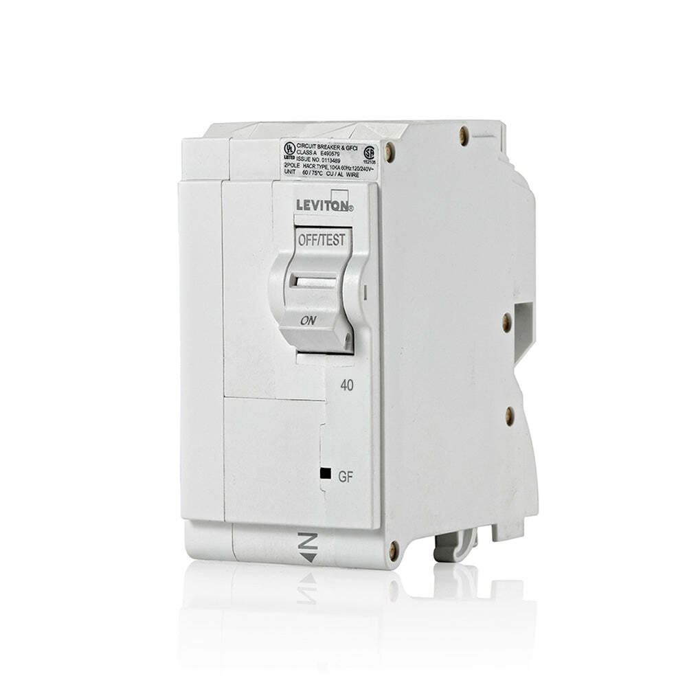 LB240-G LB Series Ground Fault Circuit Breaker, 120/240 V AC, 40 A, 2 Poles, Magnetic Trip