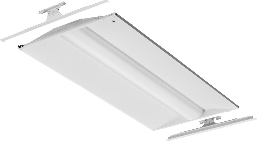 Nominal 4000 lumens, Acrylic diffuser, linear prismatic lens, 80+ CRI, 3500K, SKU - 245UJ9