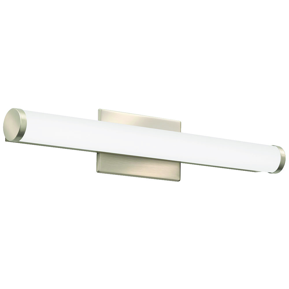 The Contemporary Cylinder LED Vanity's light engine promises long life and excellent color to ensure a quality, low-maintenance light installation that compliments dcor and enhances functionality.