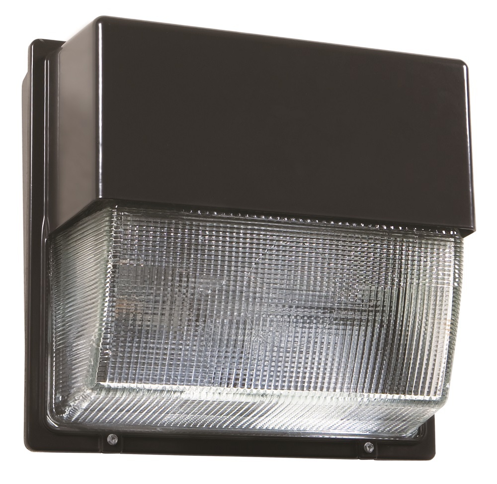 TWH LED ALO 40K Glass Refractor LED Outdoor Wall Pack, Adjustable Light Output, 4000K