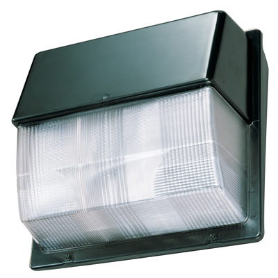 TWP LED ALO 50K Polycarbonate Refractor LED Outdoor Wall Pack, Adjustable Light Output, 5000K