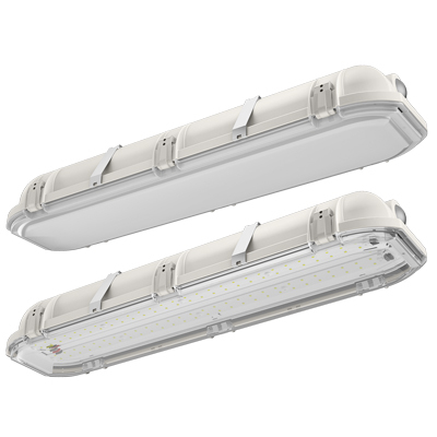 The DMW2 LED from is the most innovative wet location/vapor-tight luminaire on the market. Designed by the contractor, for the contractor  the DMW2 gives you all the performance of a traditional 4-foot fluorescent fixture in a smaller, low-profile design optimized for LED. Maximizing the benefits of LED technology, DMW2 LED provides versatility, higher on-task light levels and energy-saving controls options for demanding environments.