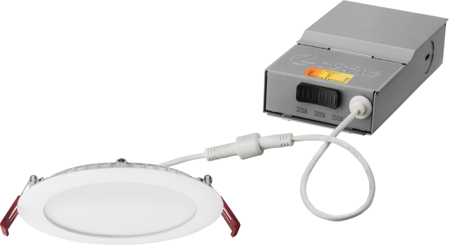 LED Enclosed/Gasketed, 24" long, 3,000 nominal lumens, Clear acrylic, Wide distribution, 120V-277V, Generic driver 0-10V dimming, 5000K, 80 color rendering index