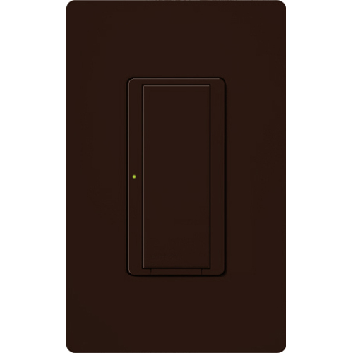 Maestro Wireless Switch, Incandescent/Halogen, Magnetic Low-Voltage, Electronic Low-Voltage, Non-Dim Fluorescent, Multi-location/single-pole, 120V/6A light or 3A fan in brown,Vive enabled