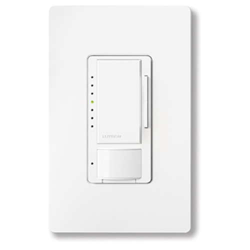 Maestro RF 010 V Occupancy/Vacancy Sensor Dimmer, 434MHZ, 8A, in white