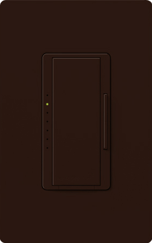 RadioRA 2 Dimmer, Brown, Incandescent/Halogen, Magnetic Low-Voltage, Electronic Low-Voltage, Approved LEDs, CFL, Multi-location/single-pole, neutral required, 120V 600W/600VA