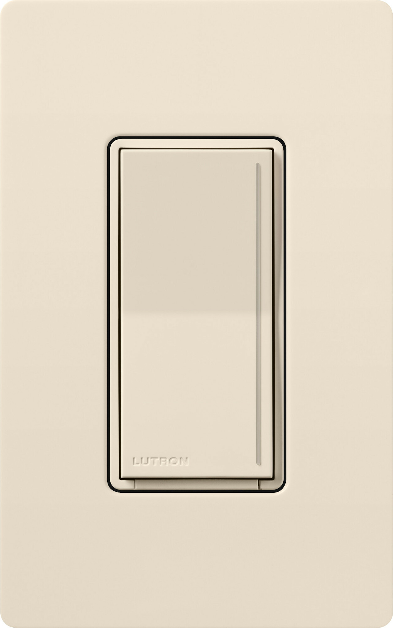 Lutron Sunnata 150W Dimmable LED/CFL or 600W Incandescent/Halogen Single Pole/ 3-Way Touch LED Dimmer with On/Off Paddle Switch in Light Almond