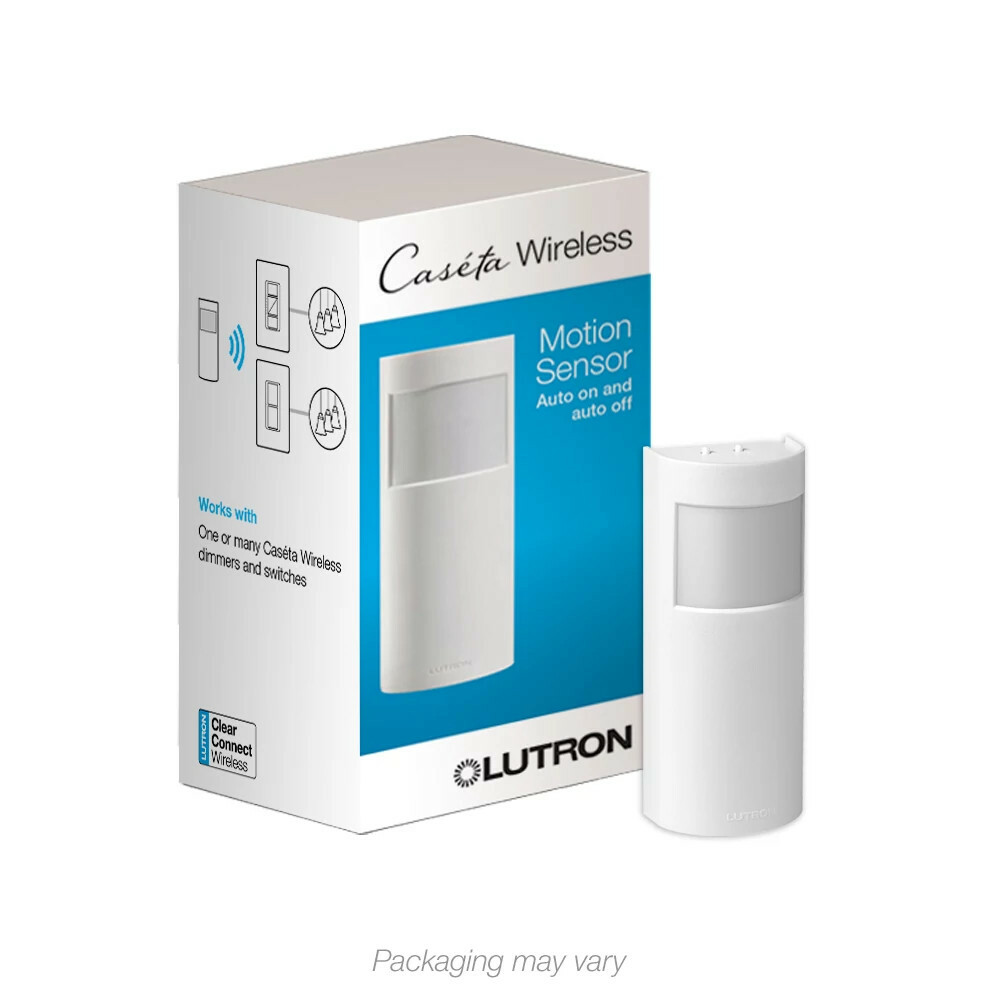 Lutron Caseta Motion Sensor - Occupancy/Multi-location Works with Alexa and the Google Assistant, White
