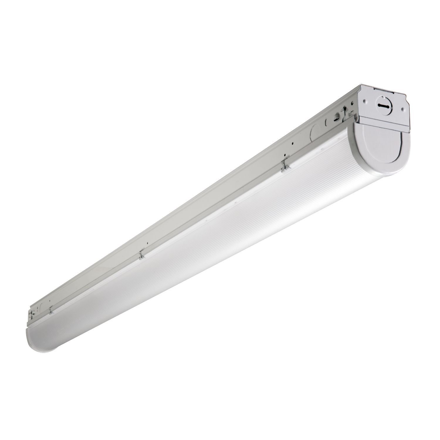 4' Linear LED Striplight with Frost Lens, 4100 lumens, 3500K, 0 - 10V dimmable driver
