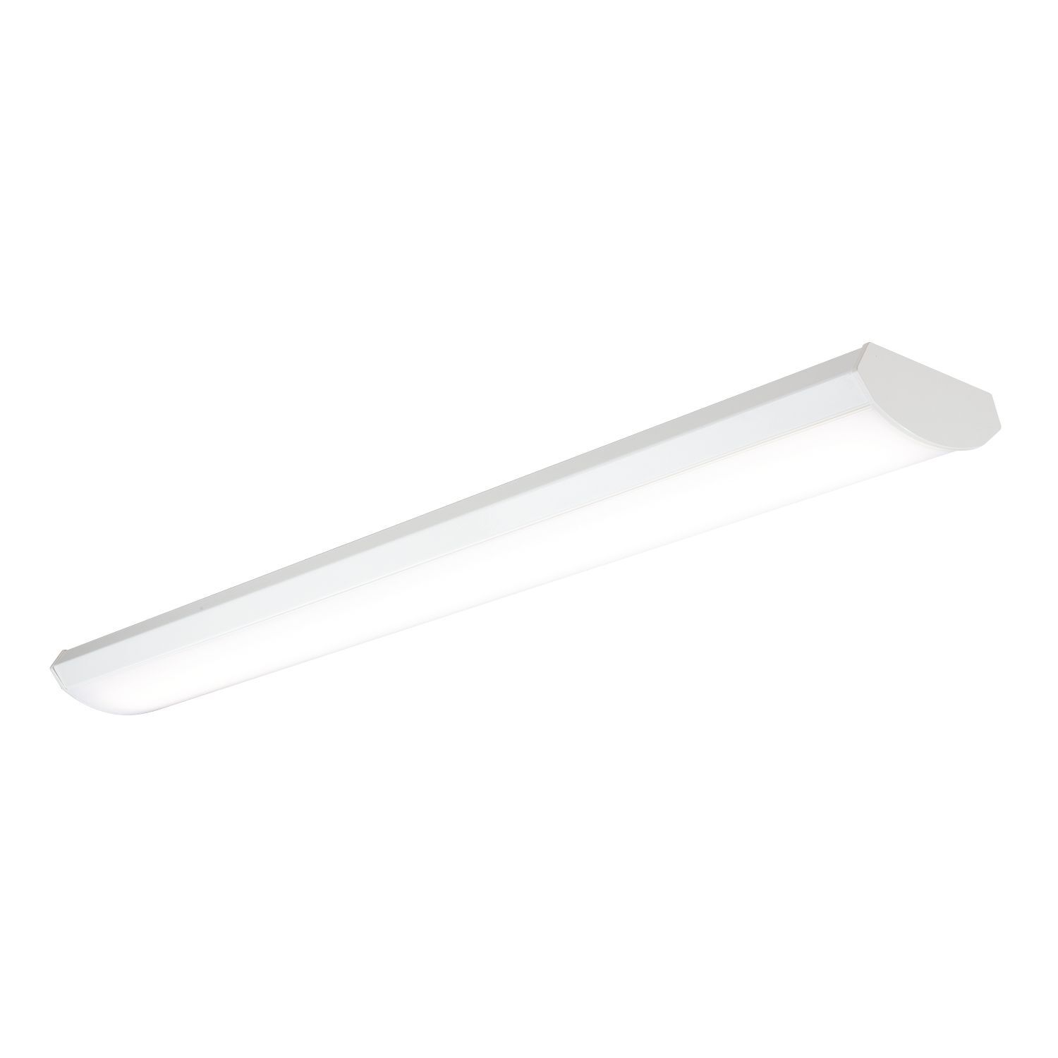 4' Linear LED Wrap Light, 4000 lumen, 3500K, 0-10VDC Dimming.