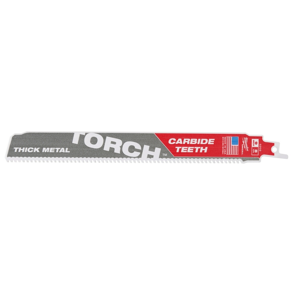 9" 8TPI THE TORCH Carbide Teeth Metal Cutting SAWZALL Blade 5PK