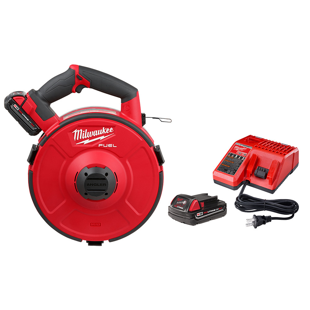 M18 FUEL ANGLER 120 Ft. Steel Pulling Fish Tape Kit