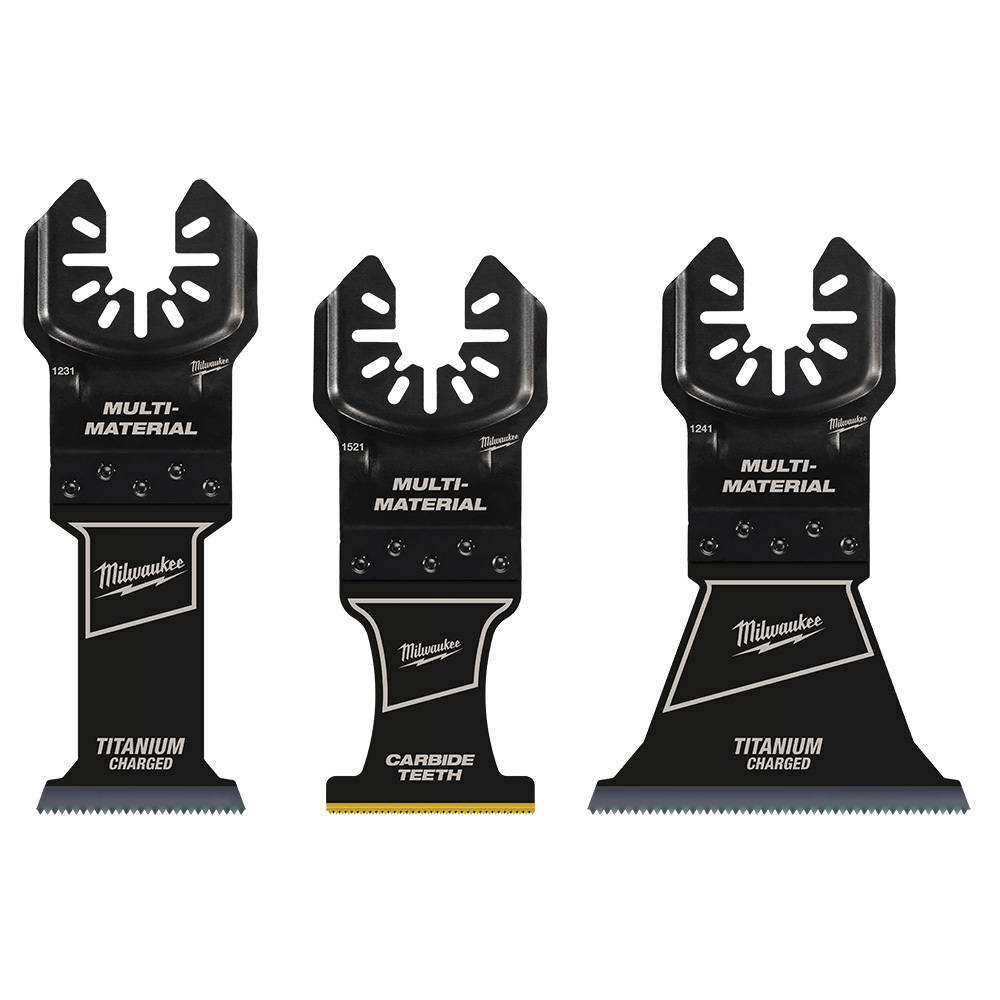 MILWAUKEE OPEN-LOK Multi-Material Multi-Tool Blade Variety Pack 3PC