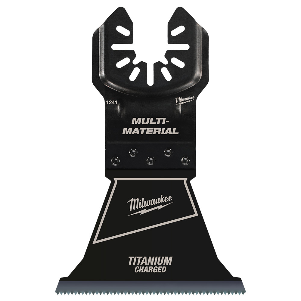 MILWAUKEE OPEN-LOK 2-1/2" TITANIUM CHARGED Bi-Metal Multi-Material Multi-Tool Blade