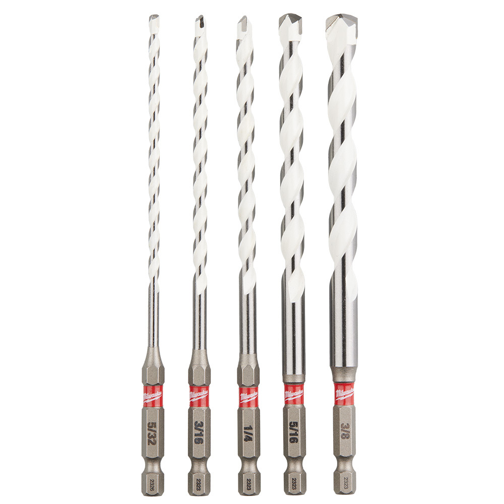 SHOCKWAVE Impact Duty Carbide Multi-Material Drill Bit Set - 5PC