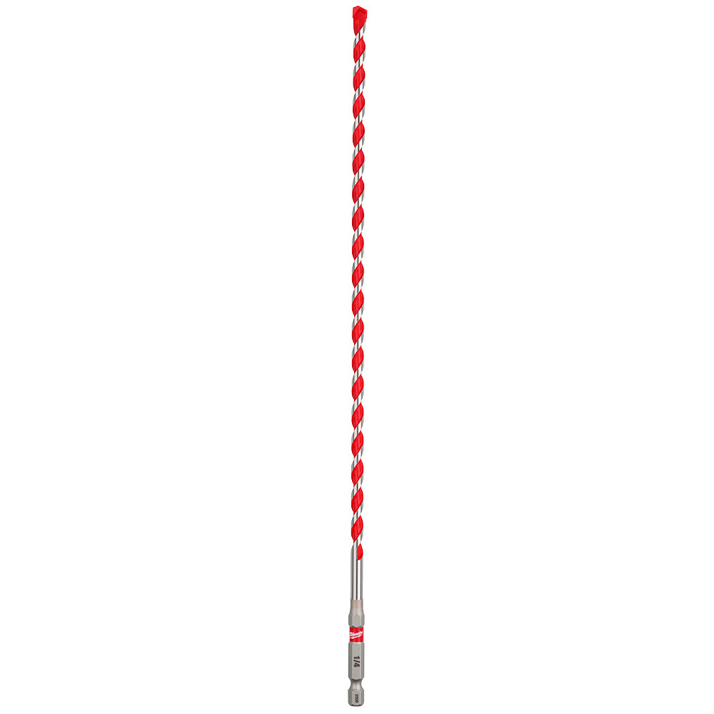 1/4" x 10" x 12" SHOCKWAVE Impact Duty Carbide Hammer Drill Bit
