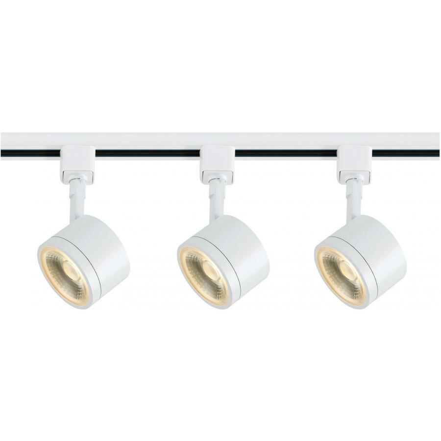 Track Lighting Kit 12 Watt LED - 3000K - 36 Degree - Round Shape - White Finish