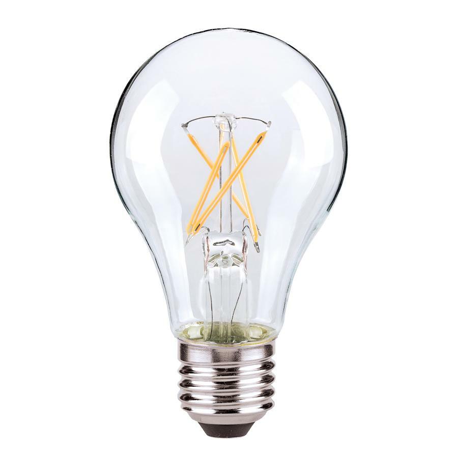 6.5 Watt A19 LED - Clear - Medium Base - 2700K - 810 Lumens - 120 Volts - Carded