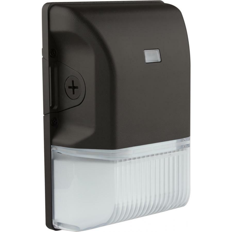 LED Small Wall Pack - 20W 5000K Black Finish 100-277V