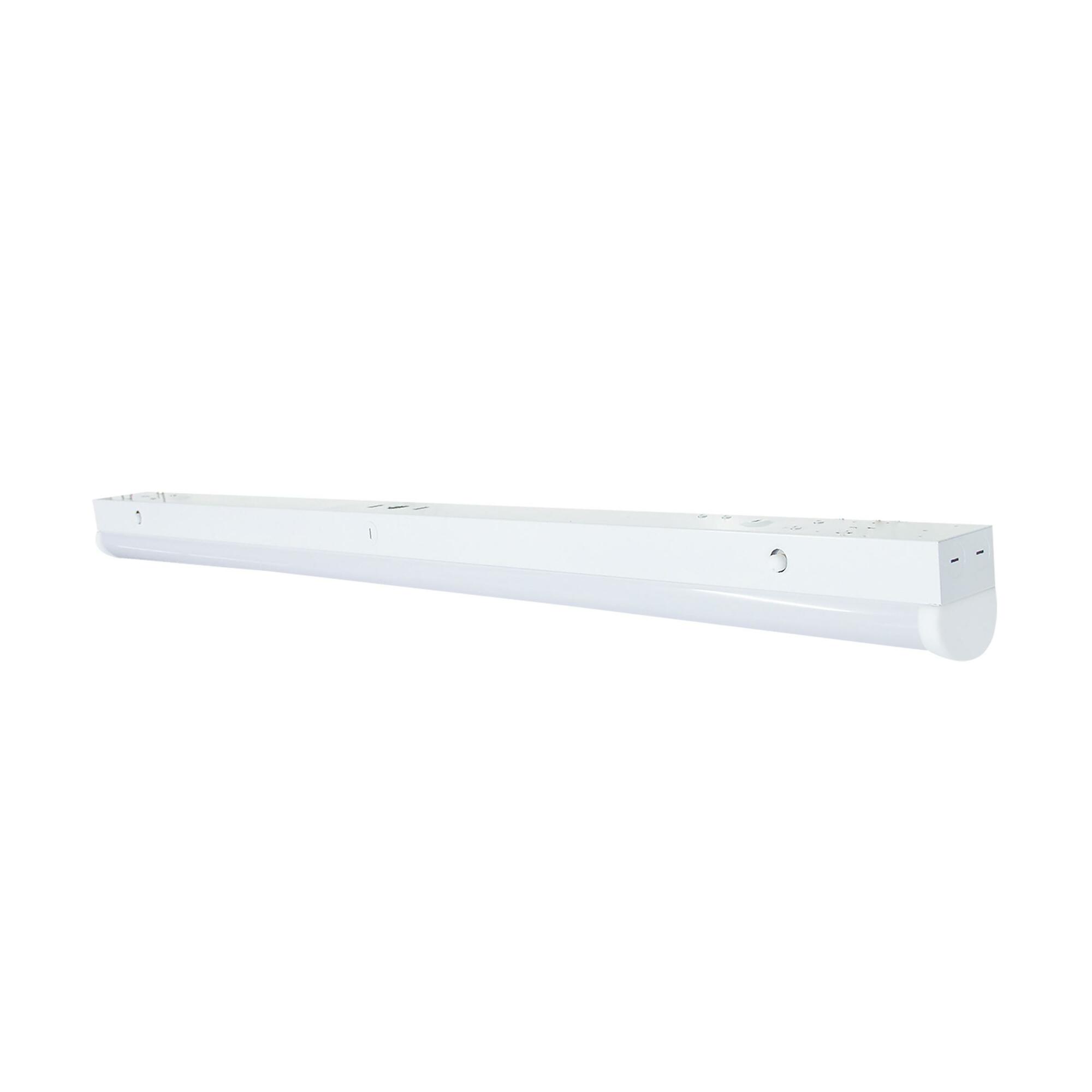 4 ft. LED Linear Strip Light - Wattage and CCT Selectable - White Finish
