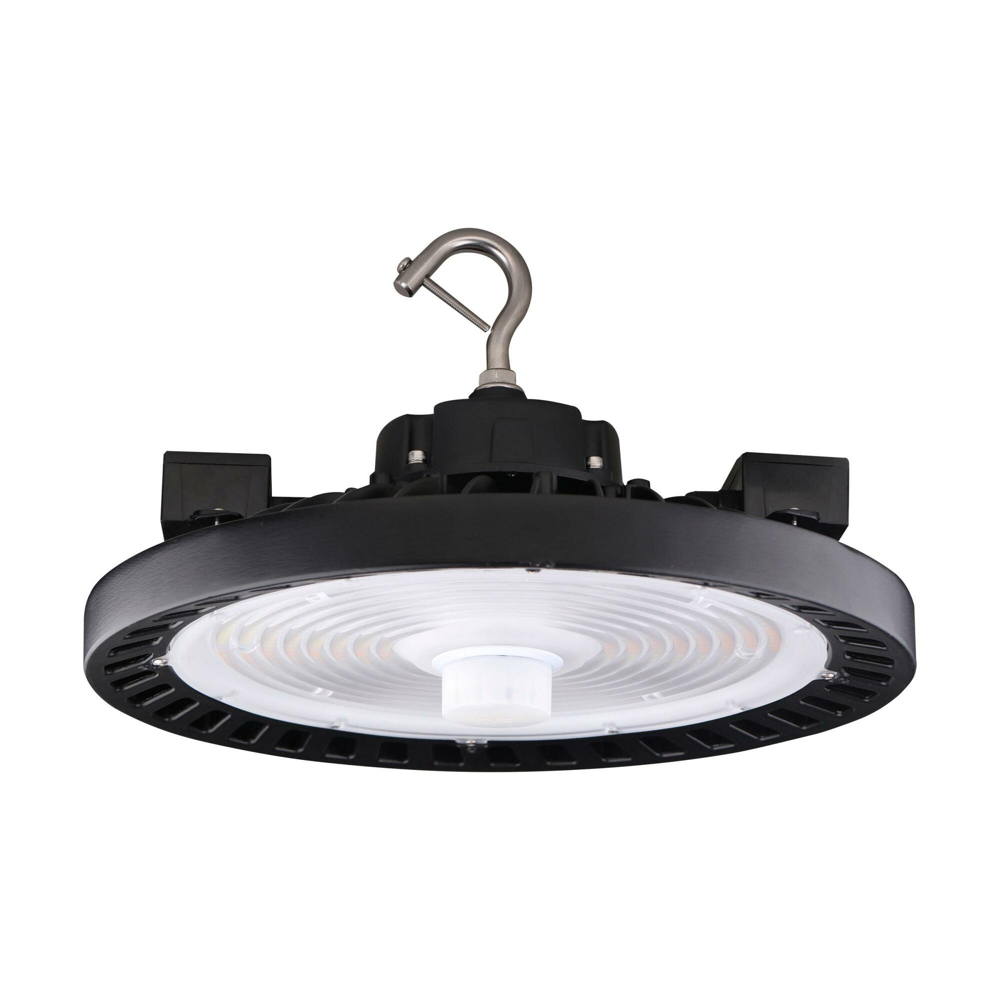 LED UFO High Bay - CCT 3K/4K/5K and Wattage Selectable 80W/100W/120W - 50,000 Hours - Black