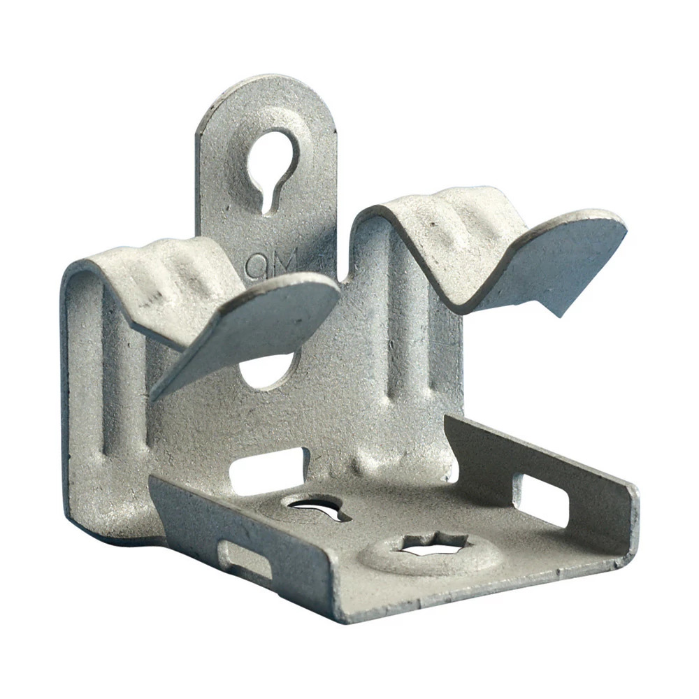 Hammer-On Flange Clip, Bottom Mount, Spring Steel, 9/16"3/4" Flange
