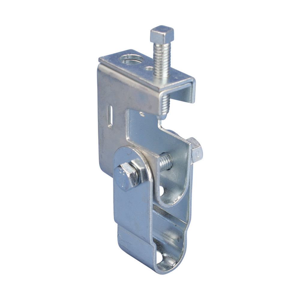 BC10 Beam Clamp with BC15 Swivel, 3/8", 1/2" Rod, 3/4" Max Flange