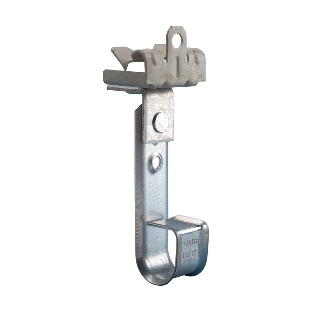 Cablecat 3/4" J-hook w/ hammer-on flange clip swivel 1/8"1/4"