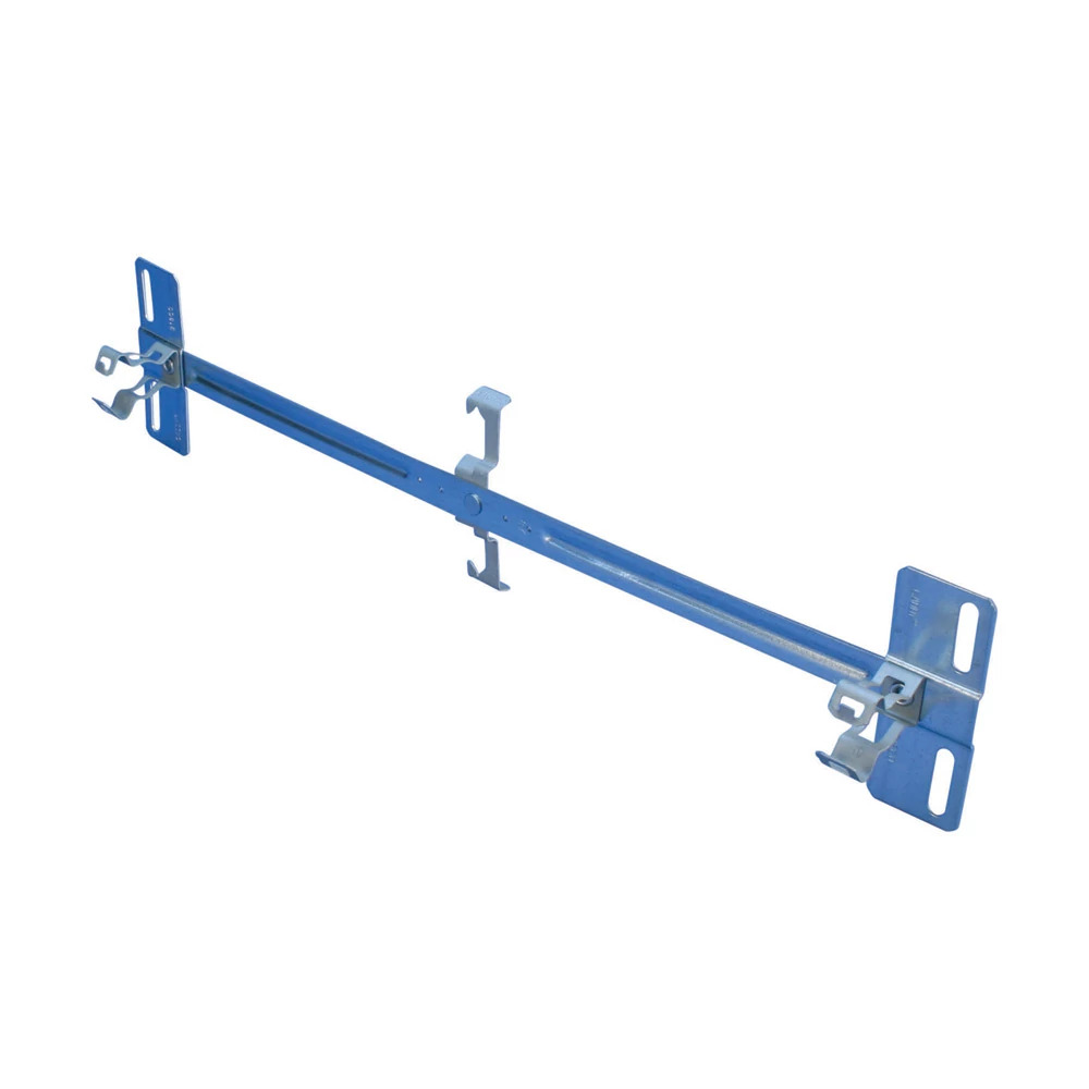 B18-CO-Z Box/Multiple Conduit Hanger with Rod/Wire Clip, 1/2", 3/4" EMT, 14-2 to 12-3 MC/AC, 1/4" Rod, #12 Wire, 3/8" Flexible