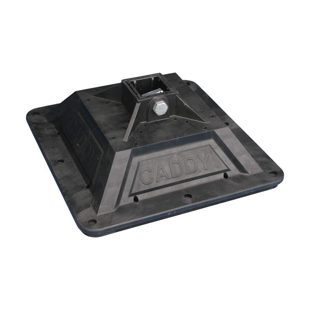 Rooftop Pyramid H-Frame Post Base, Rubber